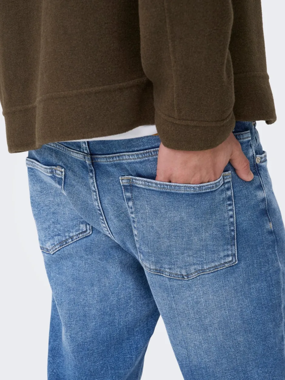 Discount ONSWEFT Mellemhøj talje Regular fit Jeans Jeans|Jeans