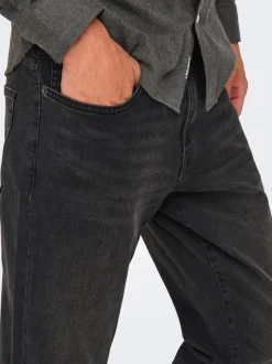 New ONSWEFT Mellemhøj talje Regular fit Jeans Jeans|Jeans