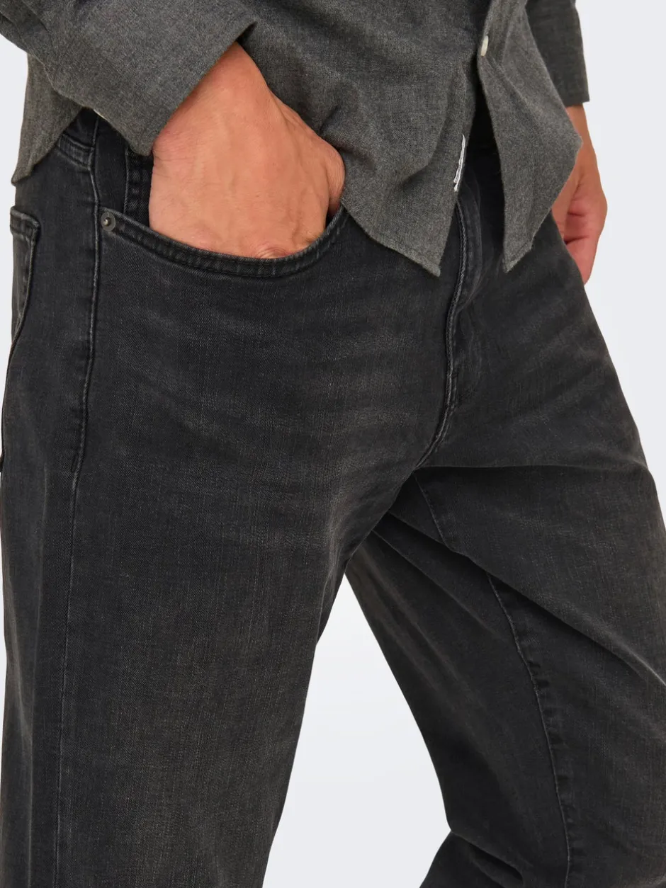 New ONSWEFT Mellemhøj talje Regular fit Jeans Jeans|Jeans