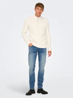 Clearance ONSWEFT Mellemhøj talje Regular fit Jeans Jeans|Jeans