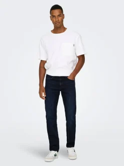 Sale ONSWEFT Mellemhøj talje Regular fit Jeans Jeans|Jeans
