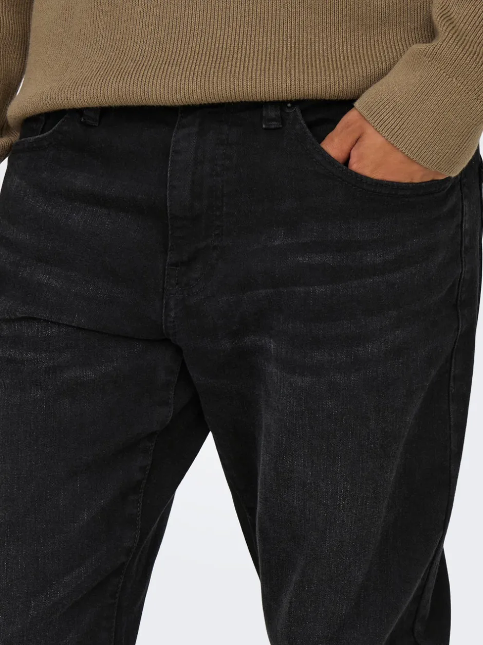 Sale ONSWEFT Mellemhøj talje Regular fit Jeans Jeans|Jeans