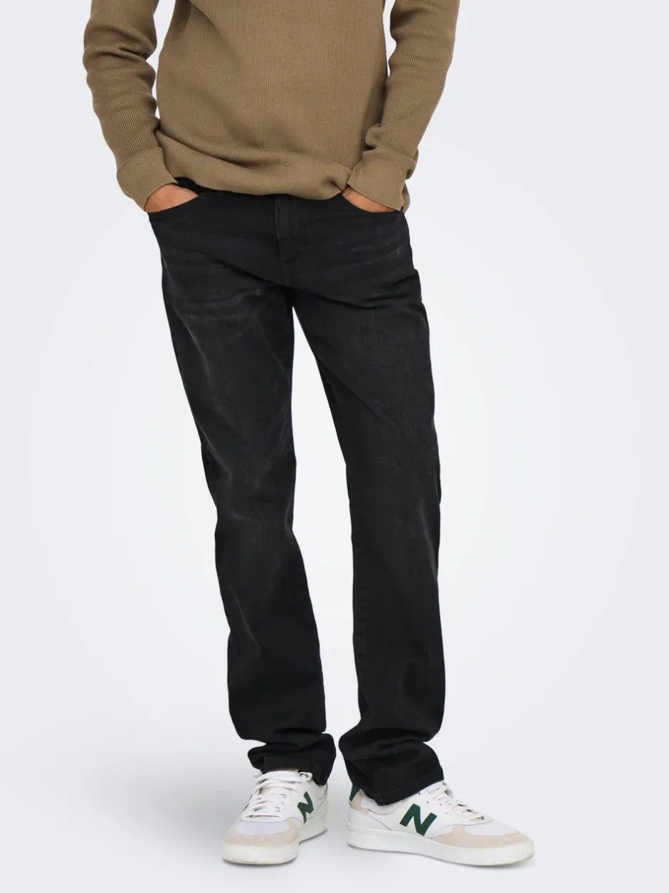 Sale ONSWEFT Mellemhøj talje Regular fit Jeans Jeans|Jeans