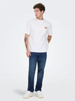 Sale ONSWEFT Mellemhøj talje Regular fit Jeans Jeans|Jeans