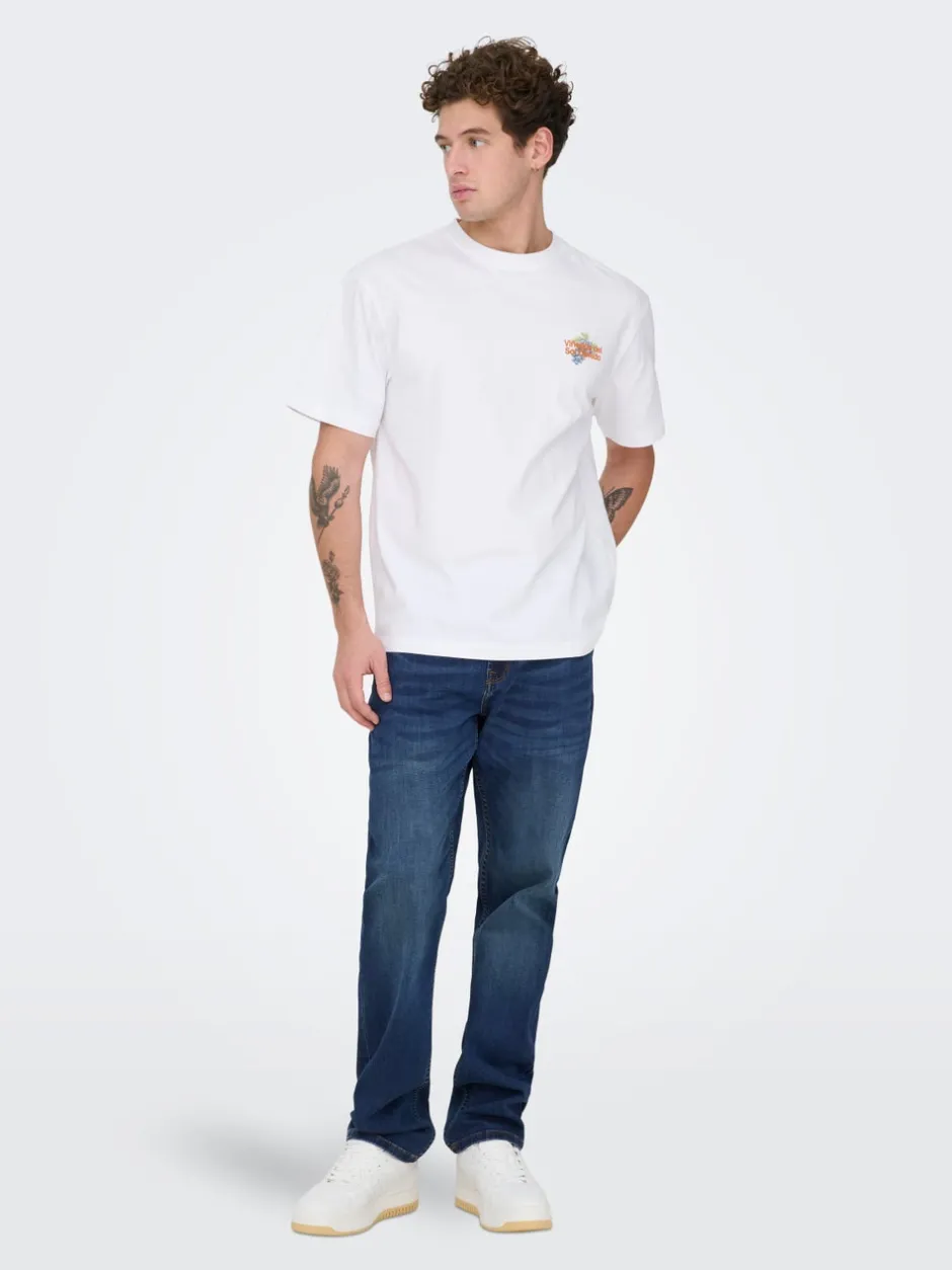 Sale ONSWEFT Mellemhøj talje Regular fit Jeans Jeans|Jeans