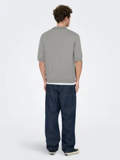 New ONSWYLER Strikket poloshirt Strik