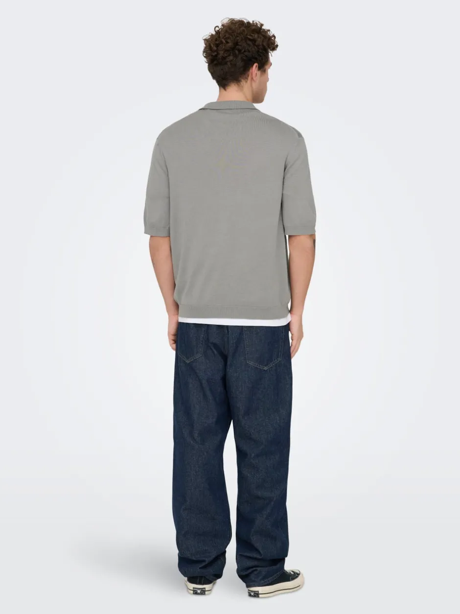 New ONSWYLER Strikket poloshirt Strik