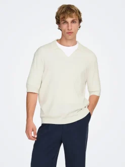 Discount ONSWYLER Strikket poloshirt Strik