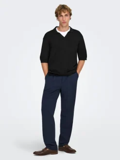 New ONSWYLER Strikket poloshirt Strik