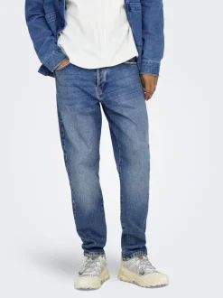 Discount ONSYOKE Mellemhøj talje Cropped fit Jeans Jeans|Jeans