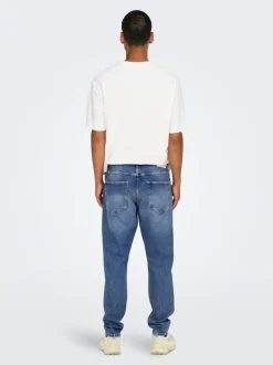 Discount ONSYOKE Mellemhøj talje Cropped fit Jeans Jeans|Jeans