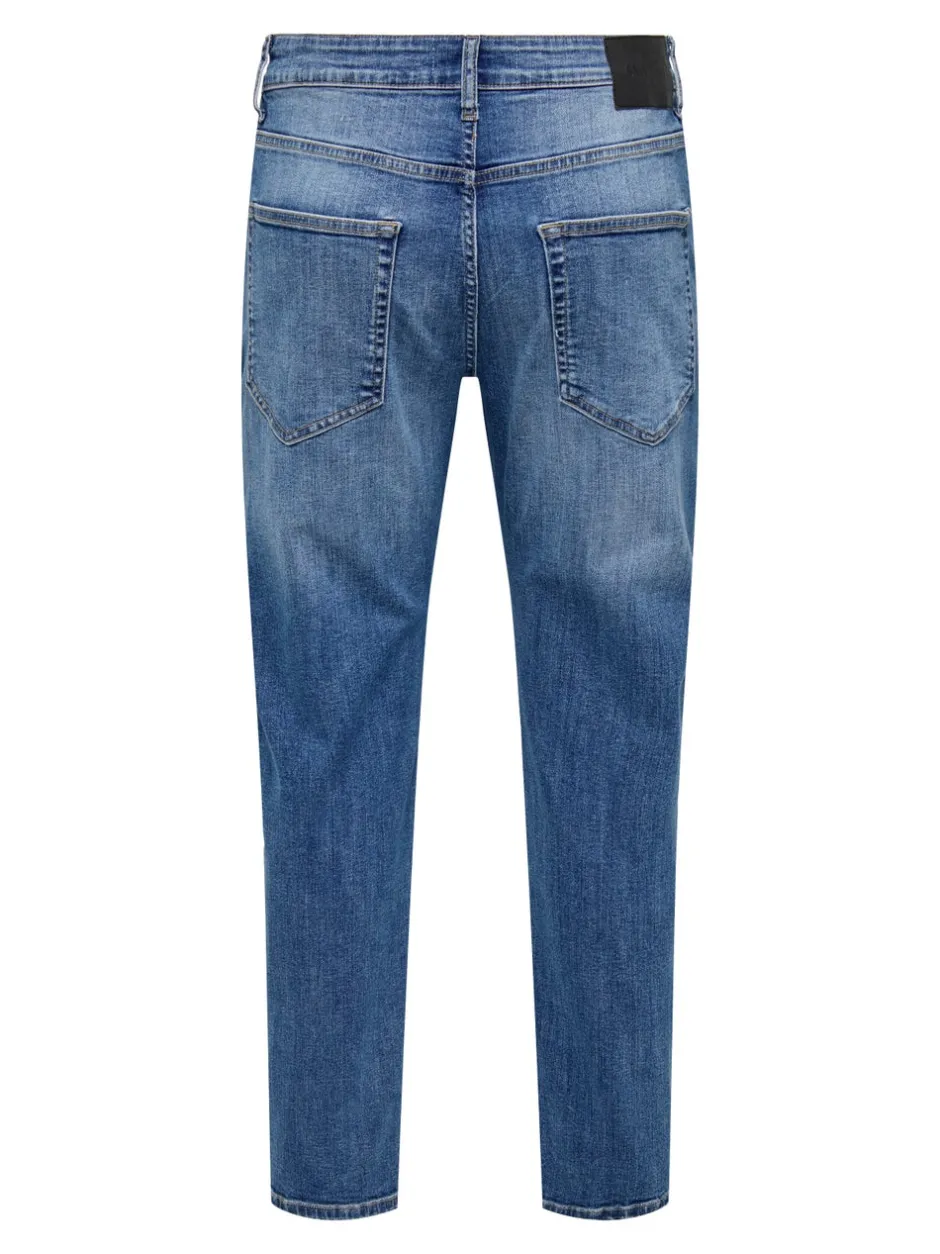 ONSYOKE Mellemhøj talje Tapered fit Jeans Jeans|Jeans