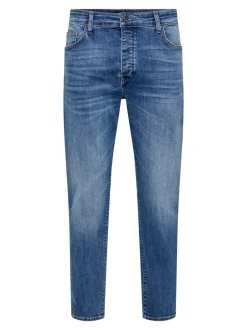 ONSYOKE Mellemhøj talje Tapered fit Jeans Jeans|Jeans