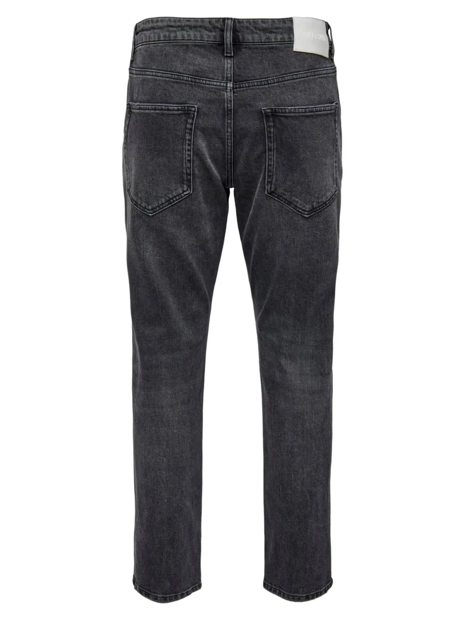 Hot ONSYOKE Mellemhøj talje Tapered fit Jeans Jeans|Jeans