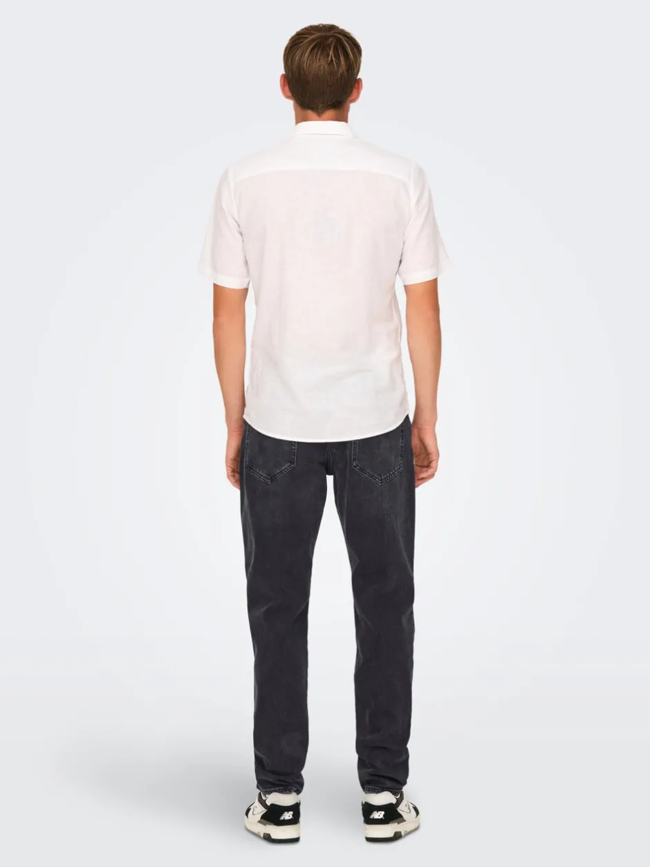 Hot ONSYOKE Mellemhøj talje Tapered fit Jeans Jeans|Jeans