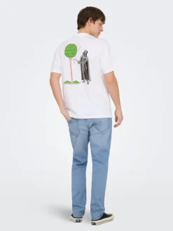 Clearance ONSYOKE Mellemhøj talje Tapered fit Jeans Jeans|Jeans