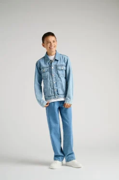 Outlet OSJDUKE Denimjakke Børn Tøj·Denim|Tøj·Jakker Og Frakker