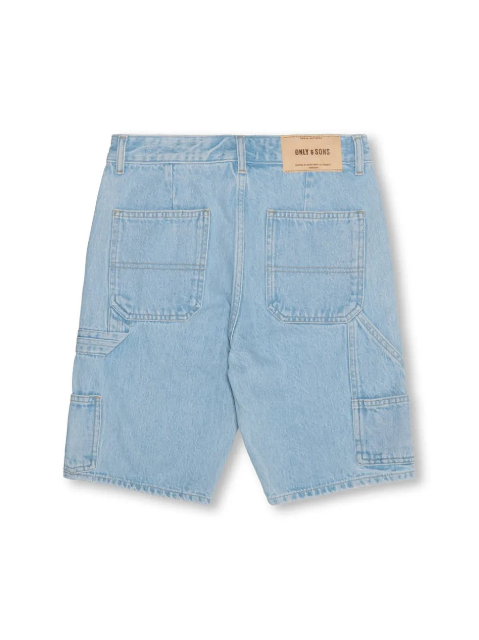 New OSJEDGE Mellemhøj talje Straight fit Shorts Børn Tøj·Shorts|Tøj·Denim