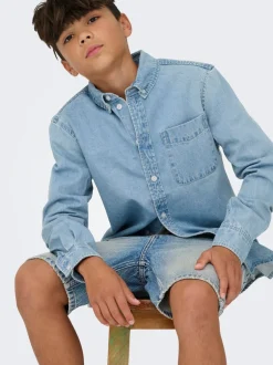 Best OSJEDGE Mid rise Straight fit Shorts Børn Tøj·Shorts