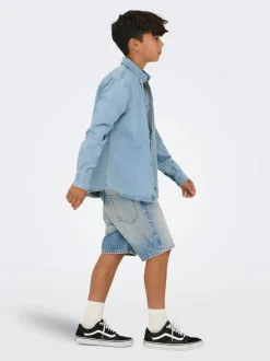 Best OSJEDGE Mid rise Straight fit Shorts Børn Tøj·Shorts