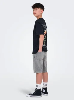 Clearance OSJEDGE Mid rise Straight fit Shorts Børn Tøj·Shorts|Tøj·Denim