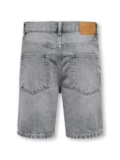 Clearance OSJEDGE Mid rise Straight fit Shorts Børn Tøj·Shorts|Tøj·Denim