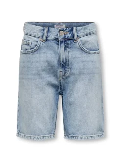 Clearance OSJEDGE Mid rise Straight fit Shorts Børn Tøj·Shorts|Tøj·Denim