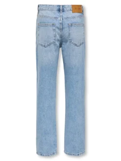 Best OSJEDGE Mid rise Straight fit Jeans Børn Tøj·Denim|Tøj·Jeans