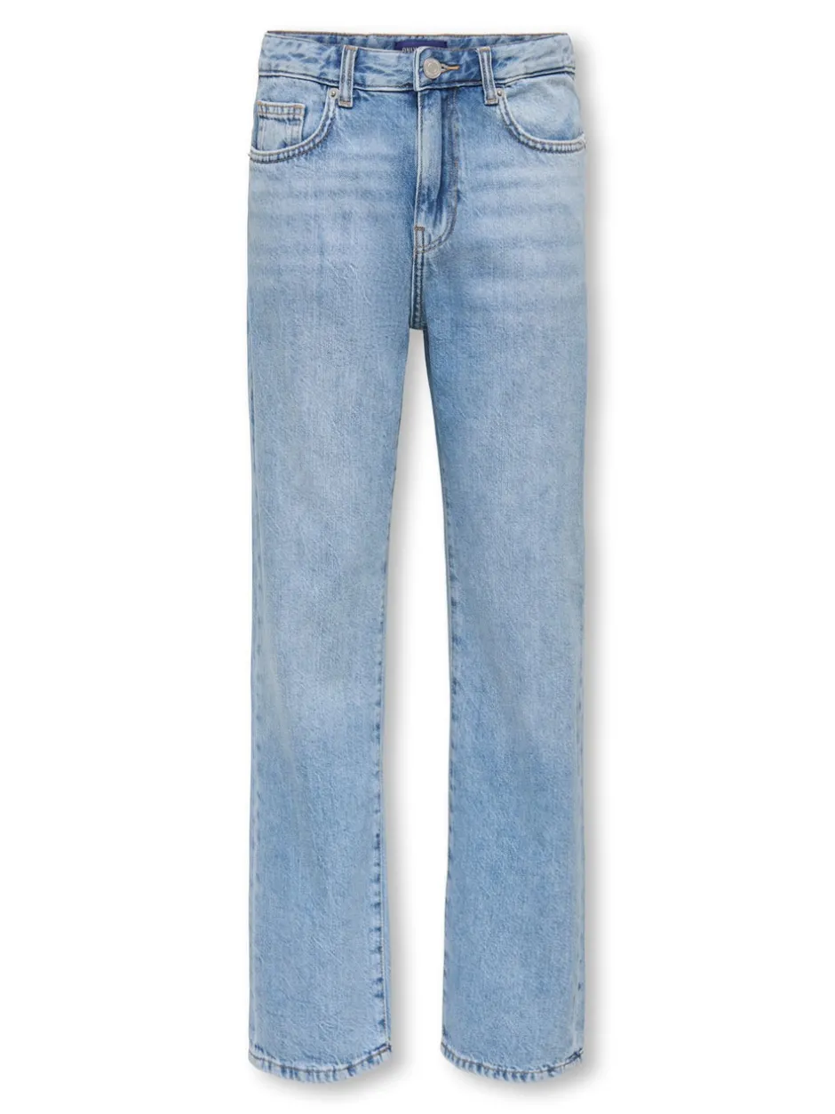 Best OSJEDGE Mid rise Straight fit Jeans Børn Tøj·Denim|Tøj·Jeans