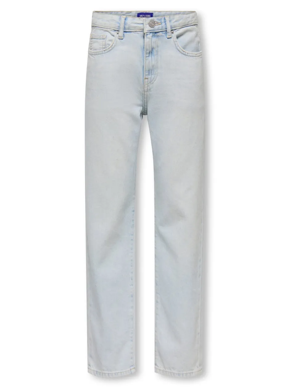 Discount OSJEDGE Mid rise Straight fit Jeans Børn Tøj·Denim|Tøj·Jeans