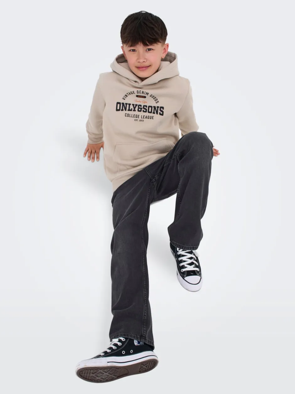 Outlet OSJEDGE Mid rise Straight fit Jeans Børn Tøj·Denim|Tøj·Jeans