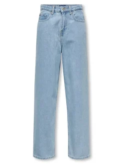 Clearance OSJFADE Mid rise Loose fit Jeans Børn Tøj·Denim|Tøj·Jeans