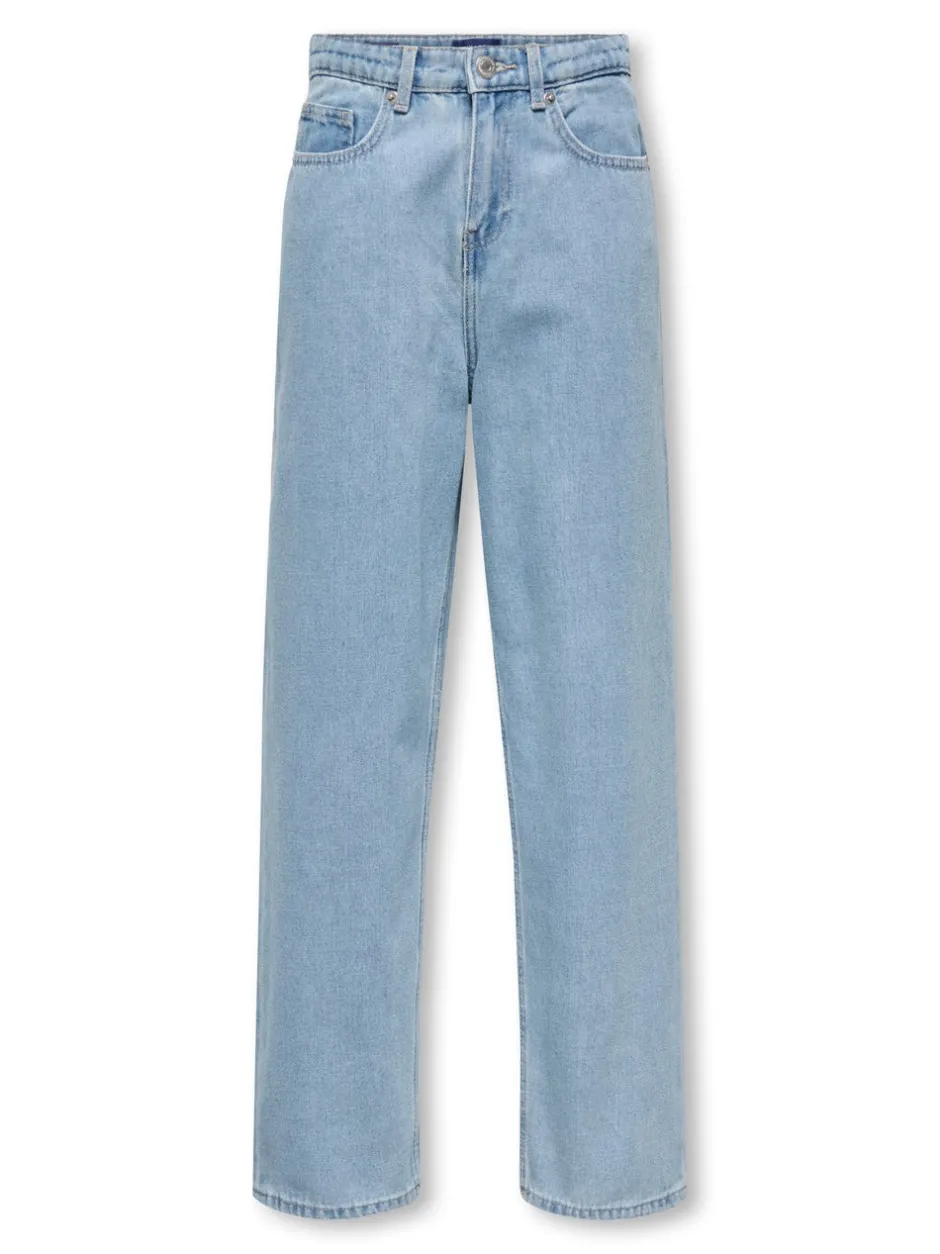 Clearance OSJFADE Mid rise Loose fit Jeans Børn Tøj·Denim|Tøj·Jeans
