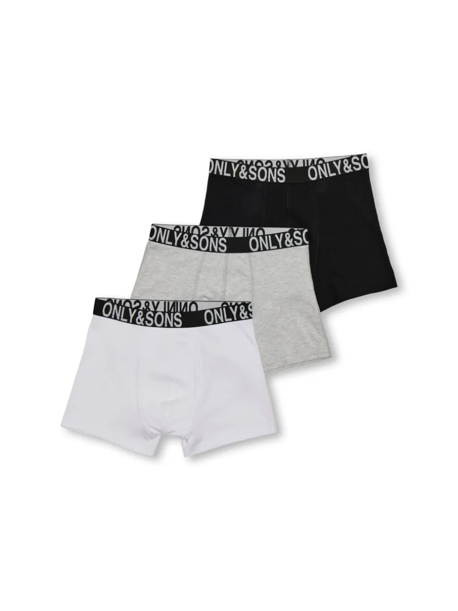 Sale OSJFITZ 3-pack Boxershorts Børn Tøj·Underbukser