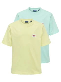 Discount OSJFRED 2-pack T-shirt Børn Tøj·T-Shirts