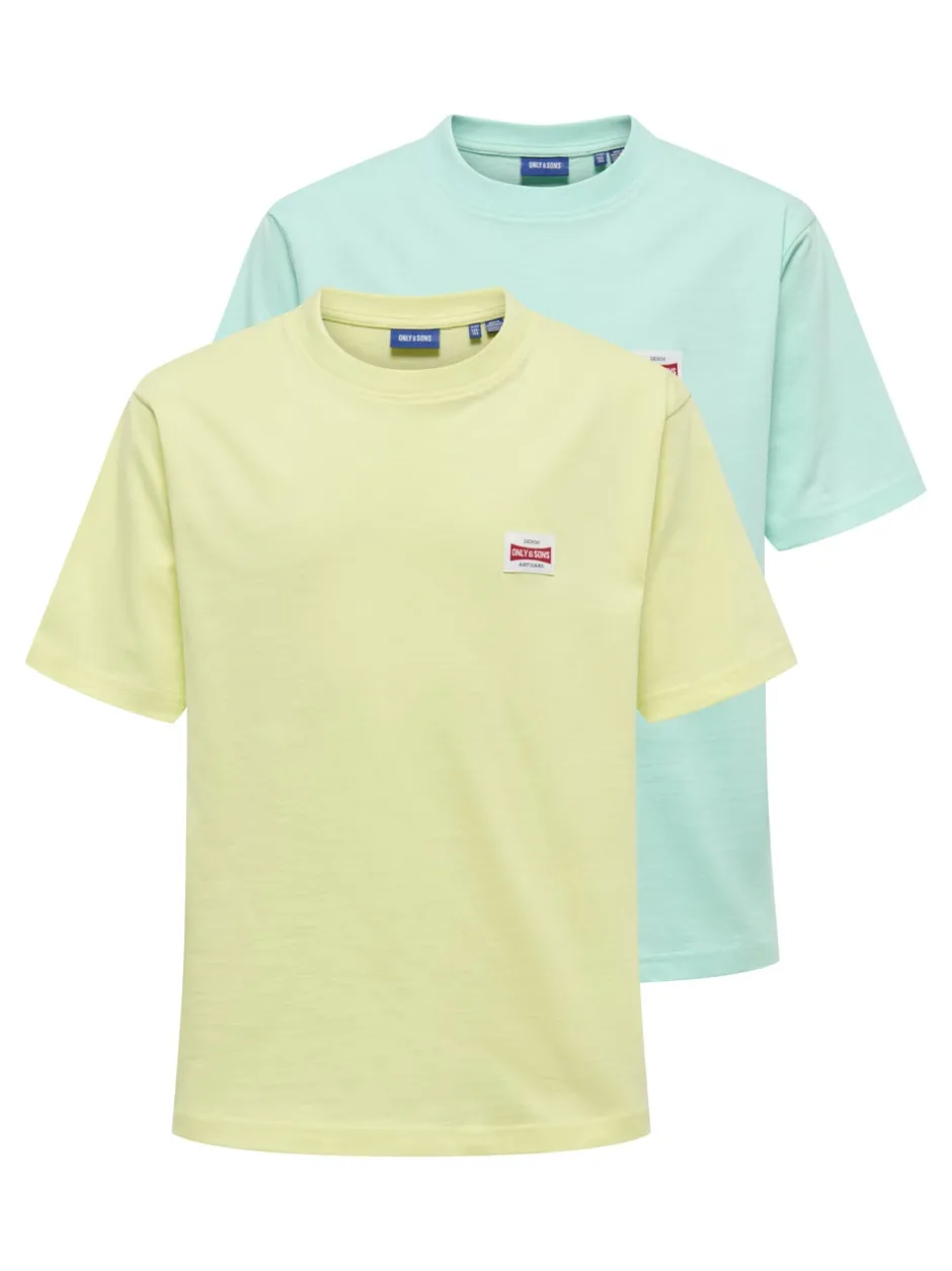 Discount OSJFRED 2-pack T-shirt Børn Tøj·T-Shirts