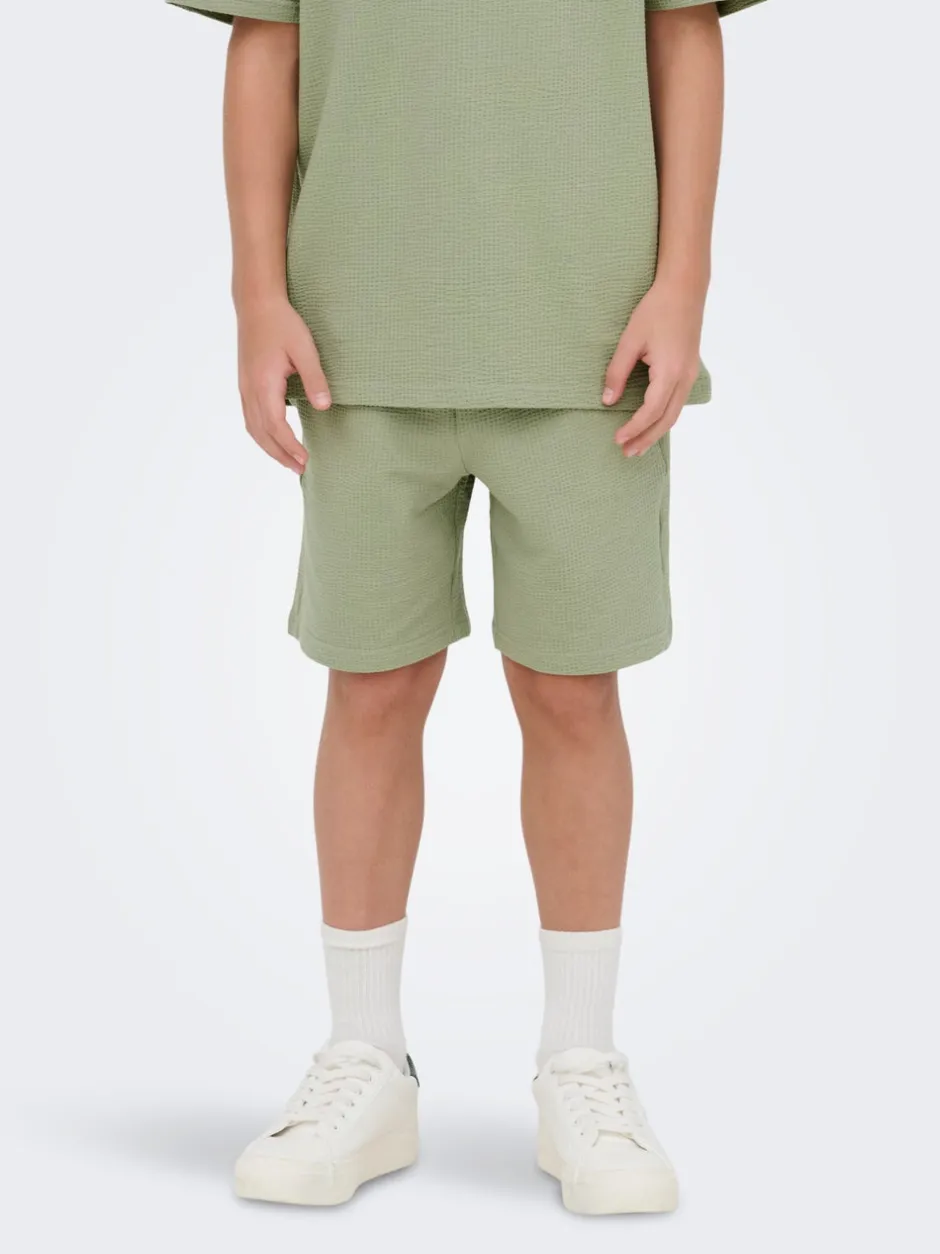 Outlet OSJKIAN Mellemhøj talje Regular fit Shorts Børn Tøj·Shorts