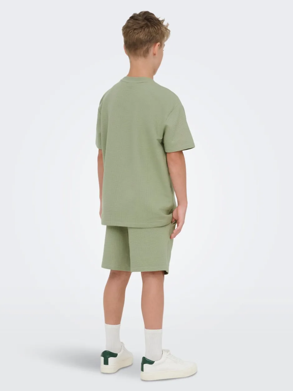 Outlet OSJKIAN Mellemhøj talje Regular fit Shorts Børn Tøj·Shorts