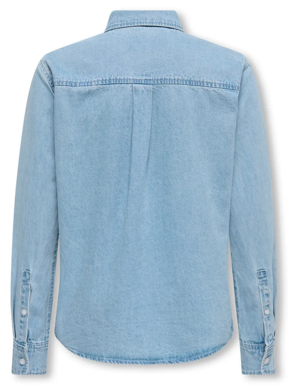 Discount OSJORSON Denim-skjorte Børn Tøj·Skjorter