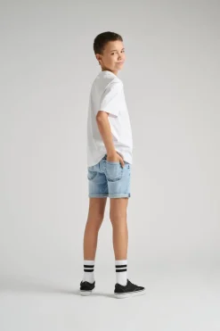 Sale OSJPLY Mid rise Regular fit Shorts Børn Tøj·Shorts|Tøj·Denim