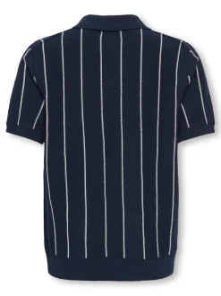 Clearance OSJSAIM Strikket poloshirt Børn Tøj·Strik & Cardigans