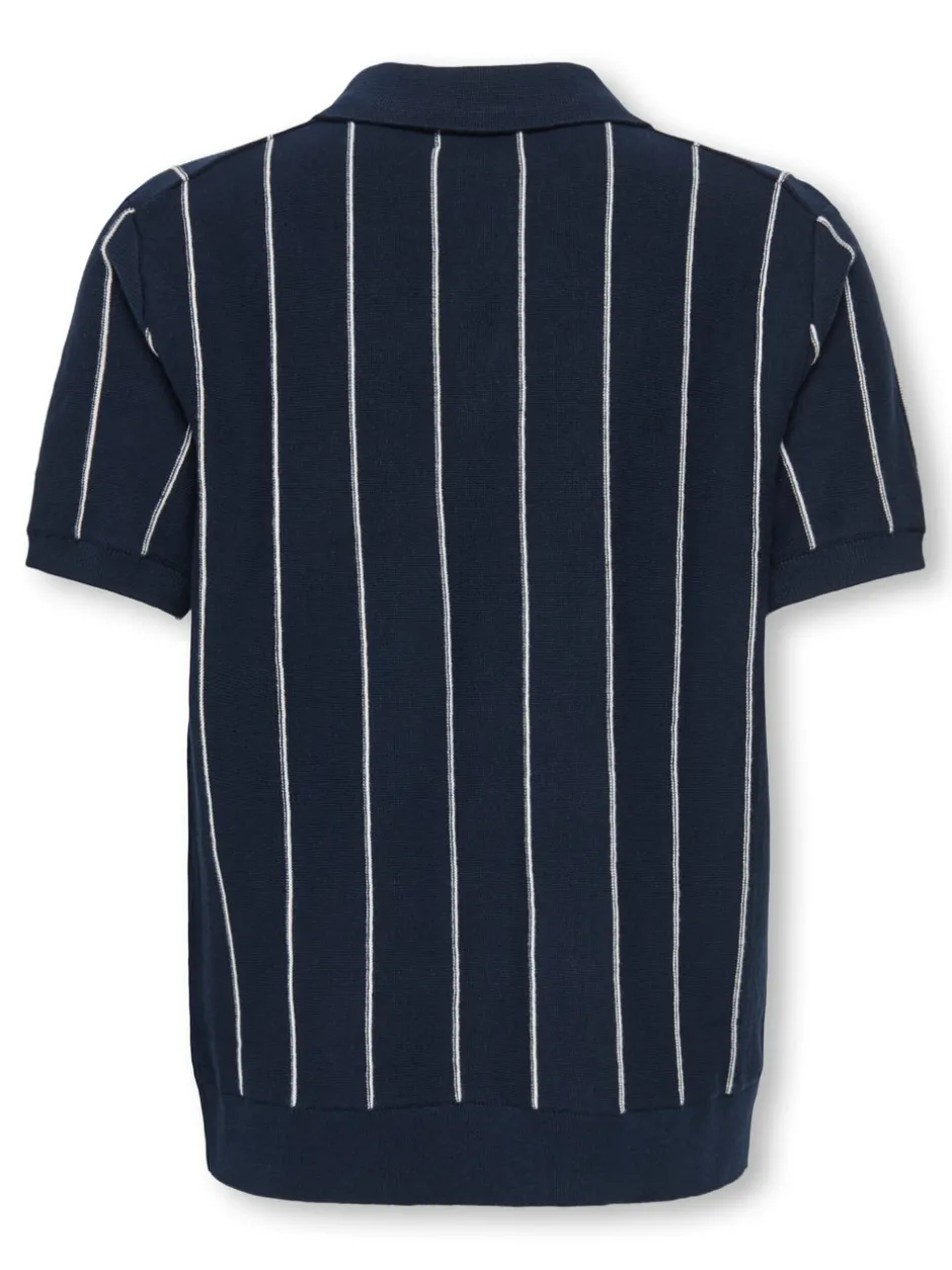 Clearance OSJSAIM Strikket poloshirt Børn Tøj·Strik & Cardigans
