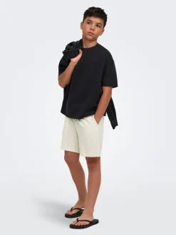 Clearance OSJTELLAS Mellemhøj talje Regular fit Shorts Børn Tøj·Shorts