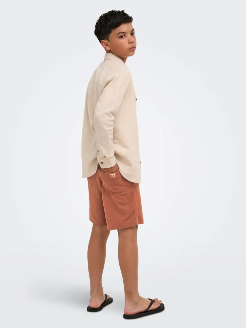 Clearance OSJTELLAS Mellemhøj talje Regular fit Shorts Børn Tøj·Shorts