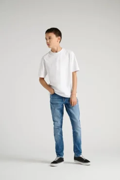 Clearance OSJYOKE Mid rise Tapered fit Jeans Børn Tøj·Denim|Tøj·Jeans