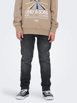 Sale OSJYOKE Mid rise Tapered fit Jeans Børn Tøj·Denim|Tøj·Jeans