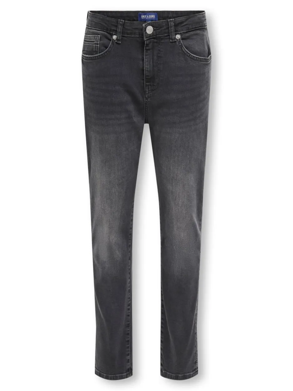 Sale OSJYOKE Mid rise Tapered fit Jeans Børn Tøj·Denim|Tøj·Jeans