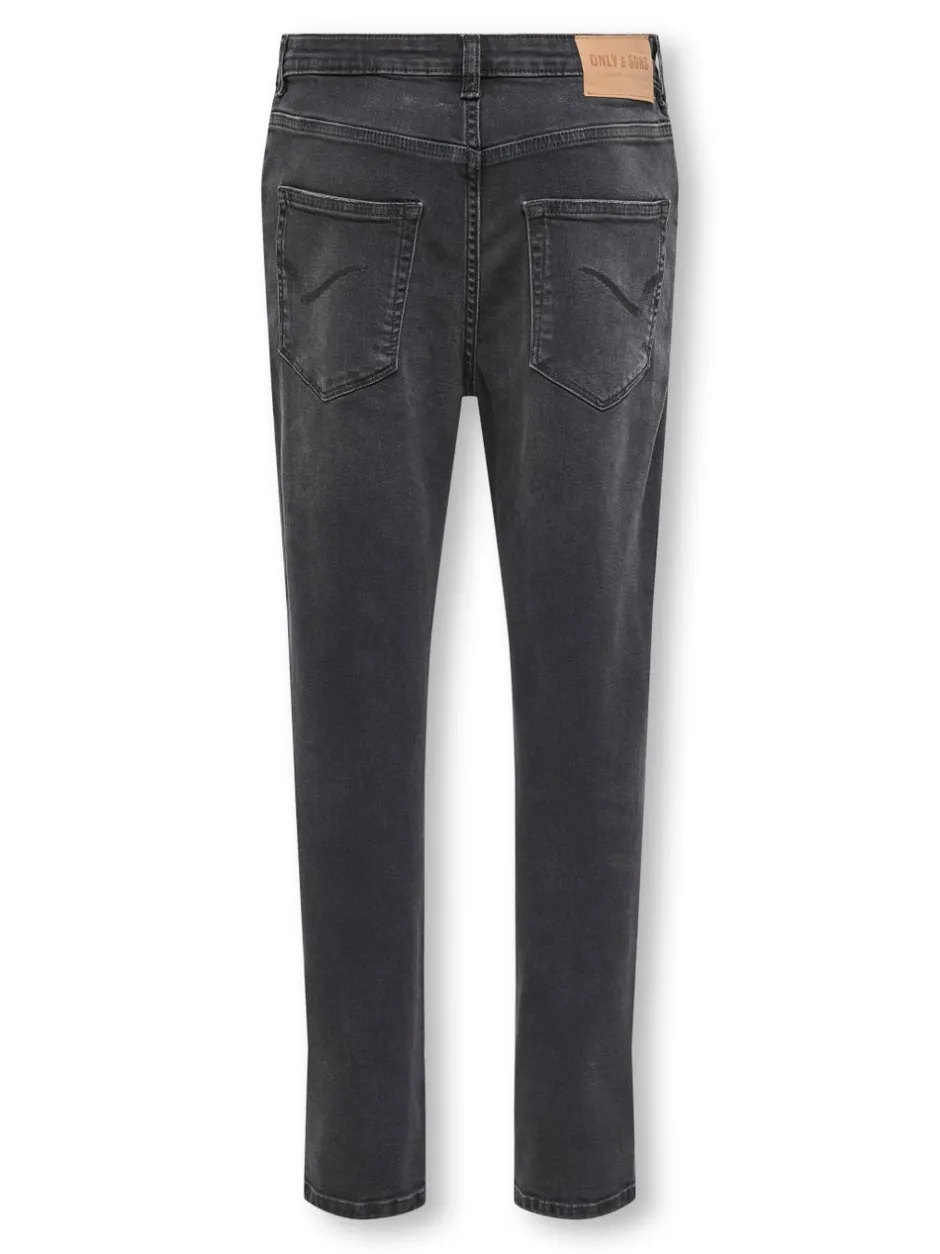 Sale OSJYOKE Mid rise Tapered fit Jeans Børn Tøj·Denim|Tøj·Jeans
