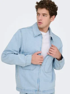 New ONSCASSEL Denimjakke Denimjakker|Jakker Og Frakker